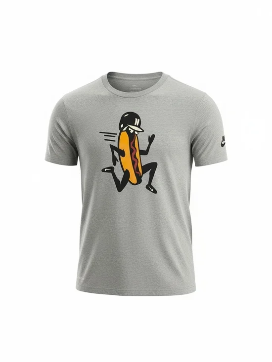 Nike Baseball Hot Dog Graphic T Shirt Mens LG - Picture 2 of 6